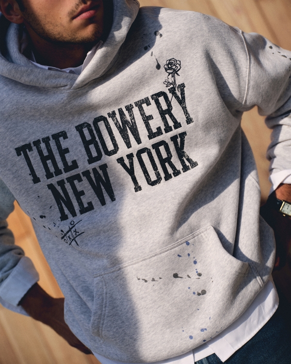 Essential Popover Hoodie, Light Heather Gray view 1