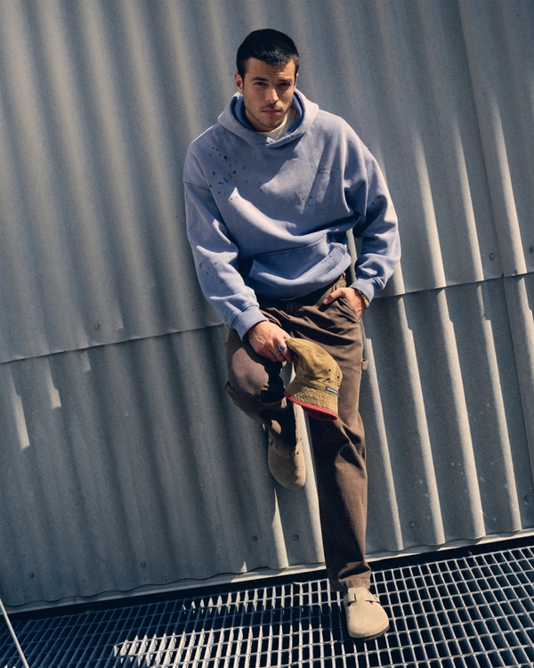 Essential Popover Hoodie, Dark Sky view 2