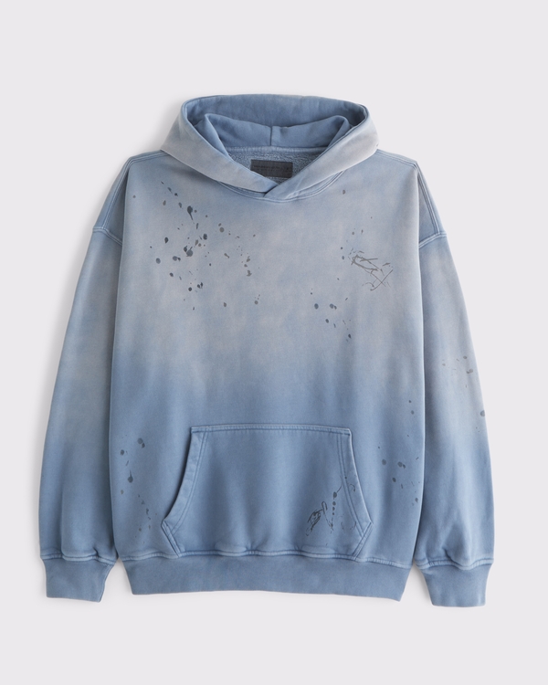 Sudadera con capucha básica sin cierres, Cielo Oscuro view 1