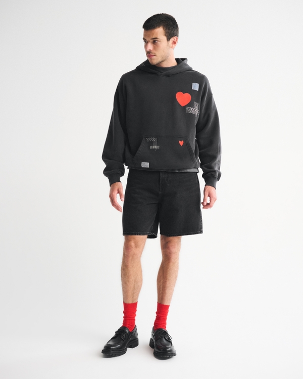 Essential Popover Embroidered Hoodie