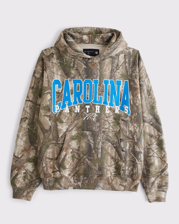 Carolina Panthers Graphic Popover Hoodie, Camo-panthers view 1