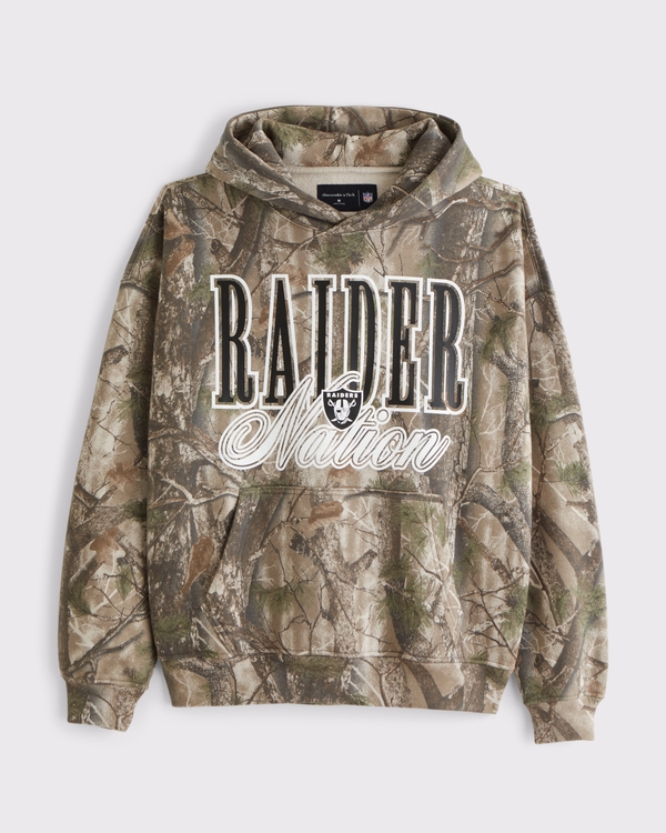 Las Vegas Raiders Graphic Popover Hoodie, Camo-raiders view 1