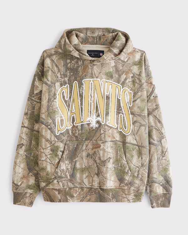 New Orleans Saints Graphic Popover Hoodie, Camo-saints view 1