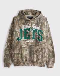 New York Jets Graphic Popover Hoodie