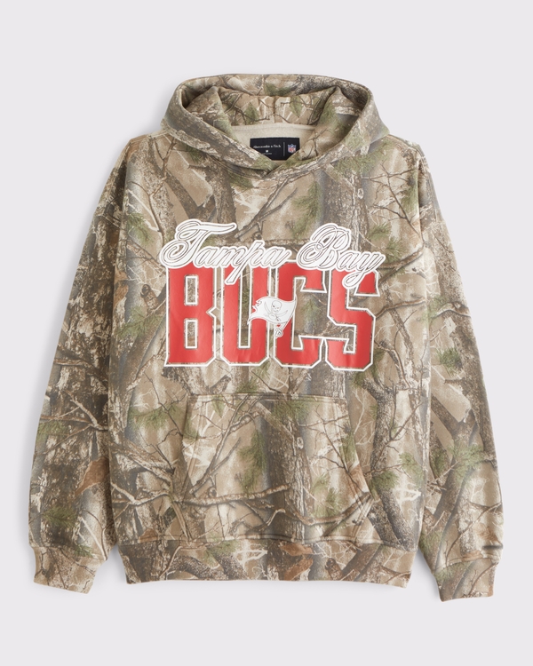 Tampa Bay Buccaneers Graphic Popover Hoodie, Camo-buccs view 1