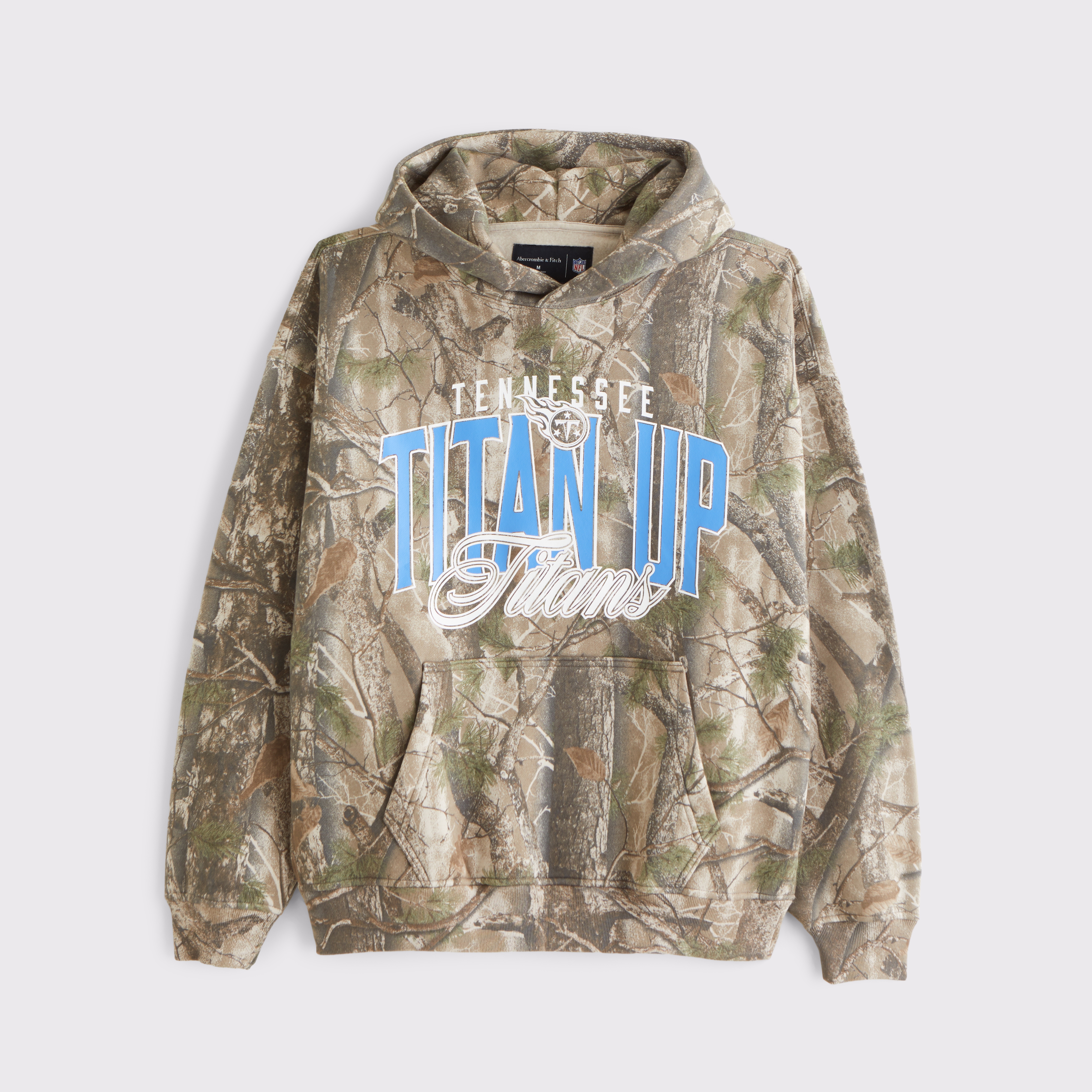 Abercrombie & Fitch Tennessee Titans Graphic Popover Hoodie In Multi