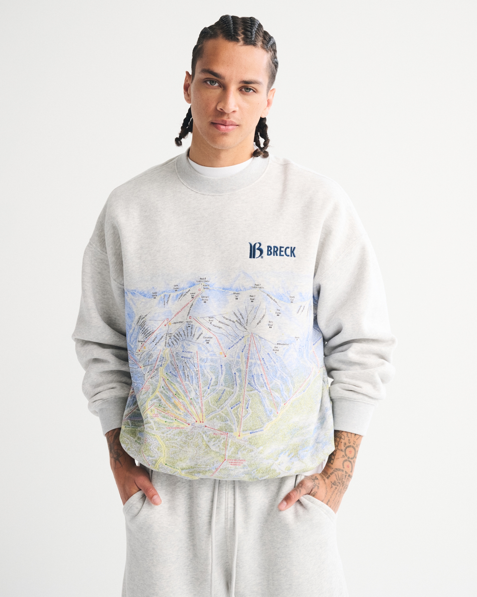 Breckenridge Graphic Crew Sweatshirt