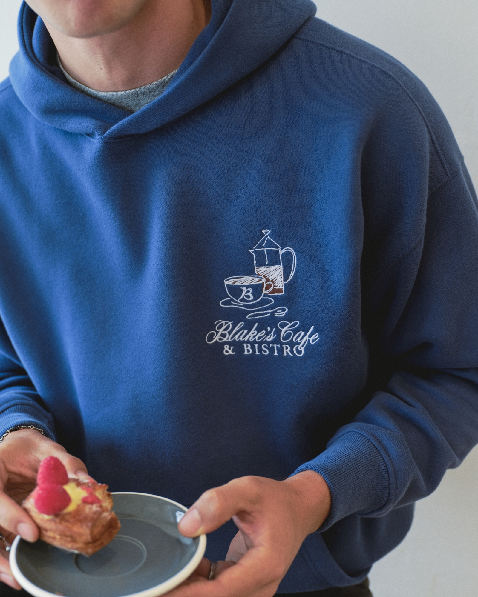 Cafe Graphic Popover Hoodie