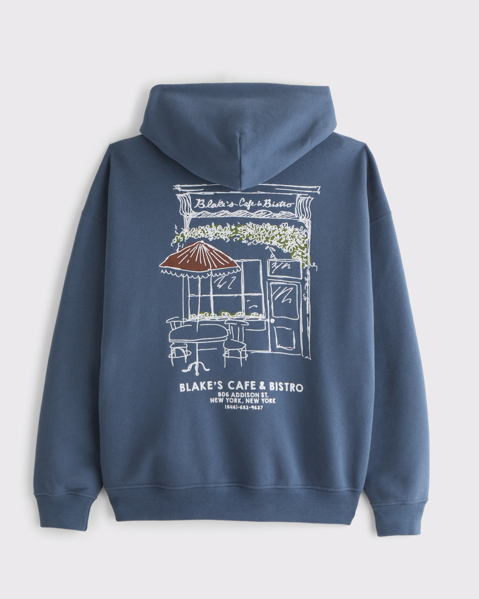 Cafe Graphic Popover Hoodie