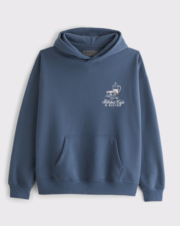 Cafe Graphic Popover Hoodie