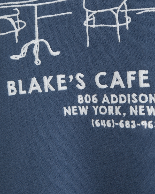 Cafe Graphic Popover Hoodie