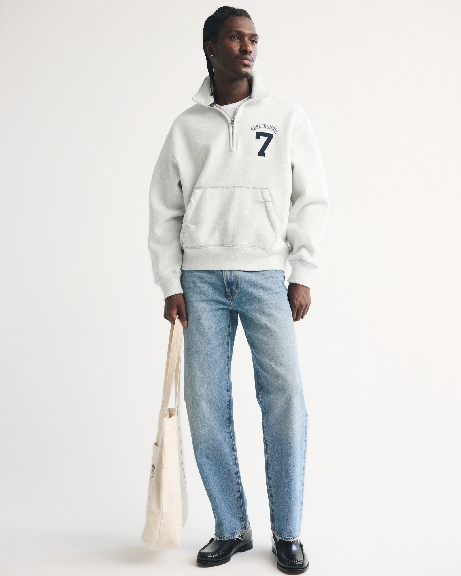 Logo Half-Zip Sweatshirt