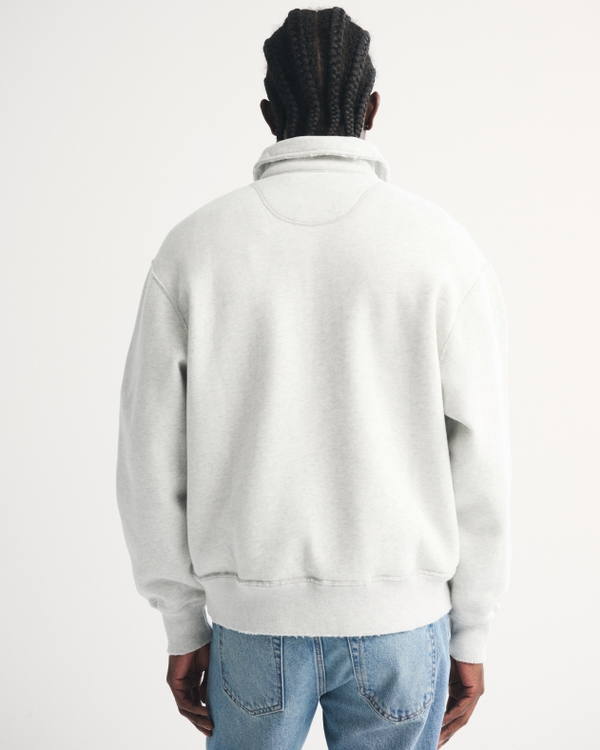 Men's Logo Half-Zip Sweatshirt | Men's Clearance | Abercrombie.com
