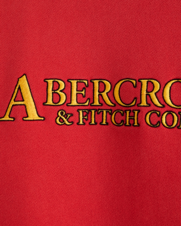 Men's Logo Crew Sweatshirt | Men's Tops | Abercrombie.com