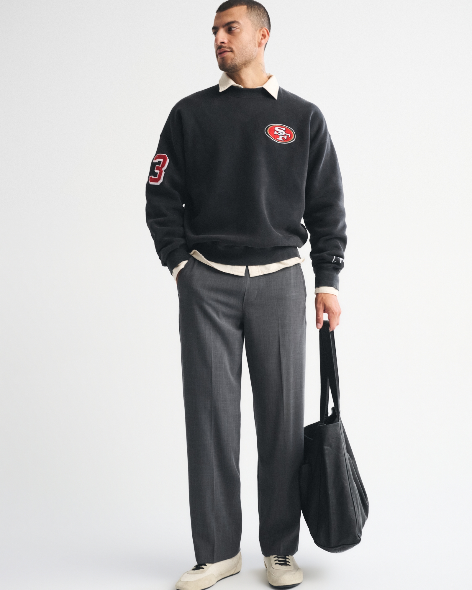 Amon-Ra St. Brown Graphic Crew Sweatshirt