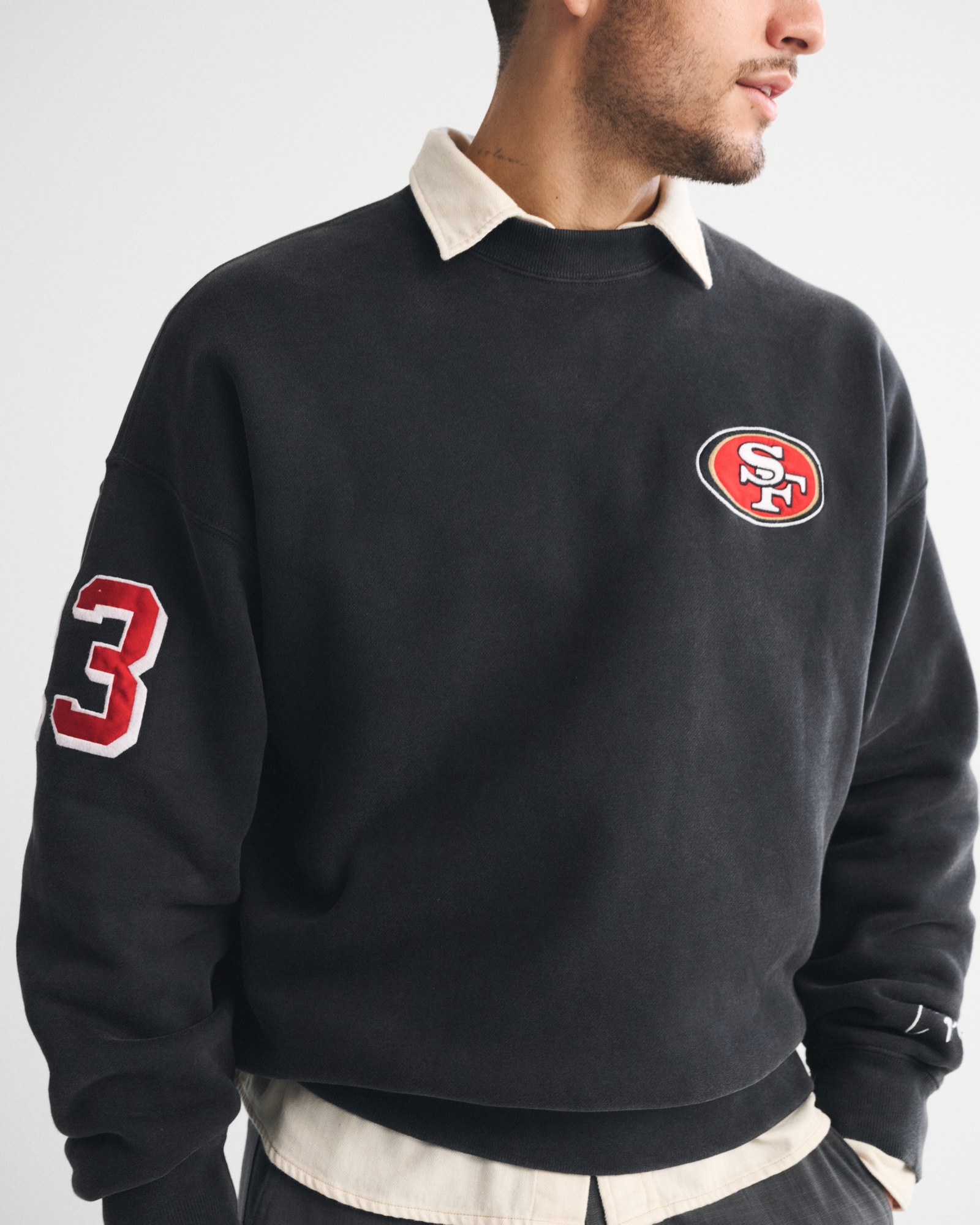 Amon-Ra St. Brown Graphic Crew Sweatshirt