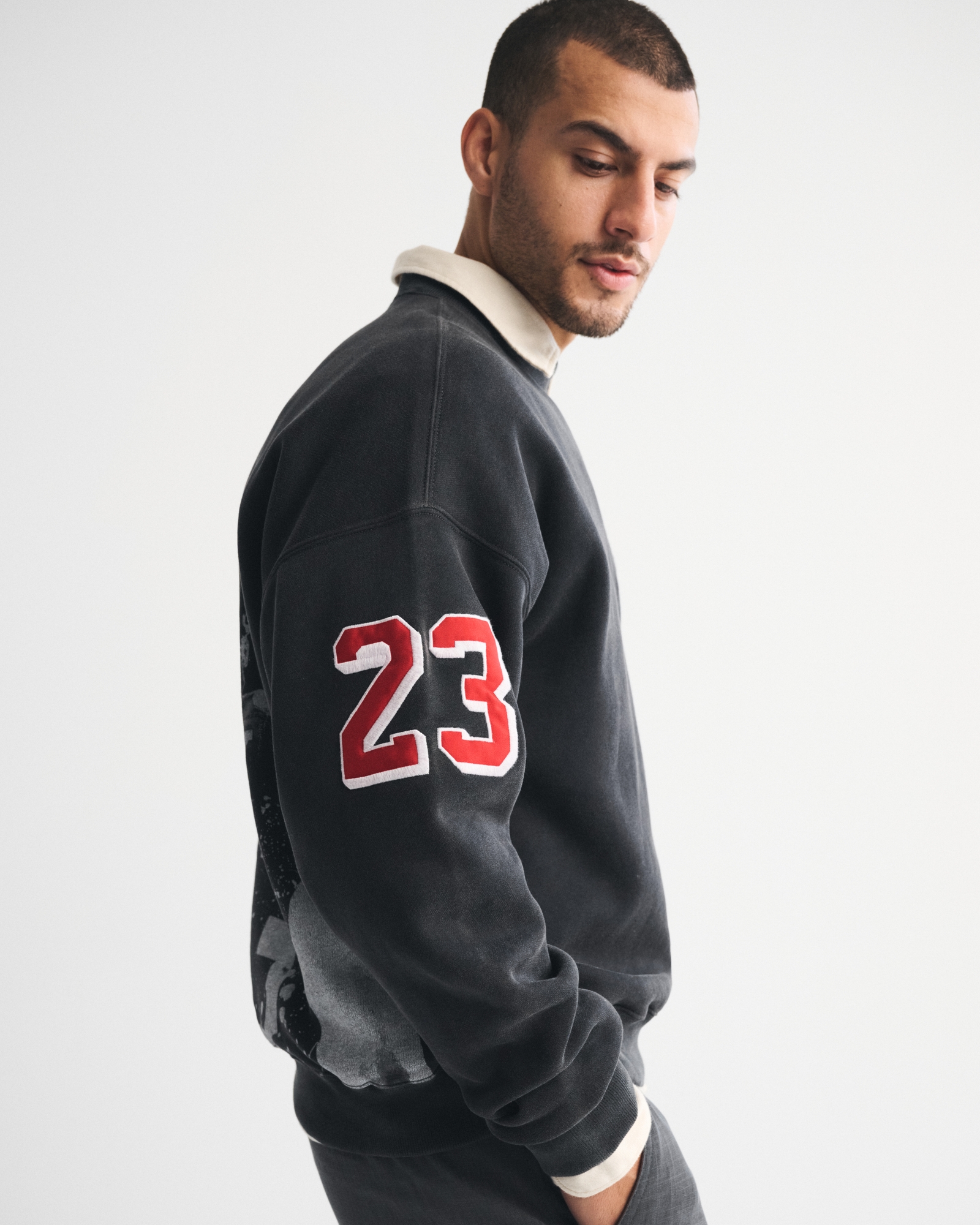 Amon-Ra St. Brown Graphic Crew Sweatshirt