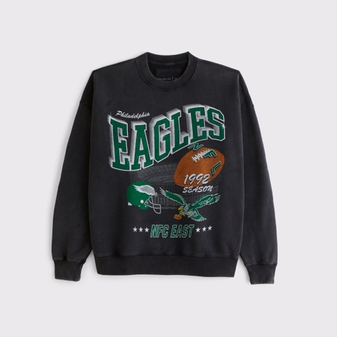 Мужские худи Abercrombie & Fitch San Francisco 49ers Graphic Crew Sweatshirt