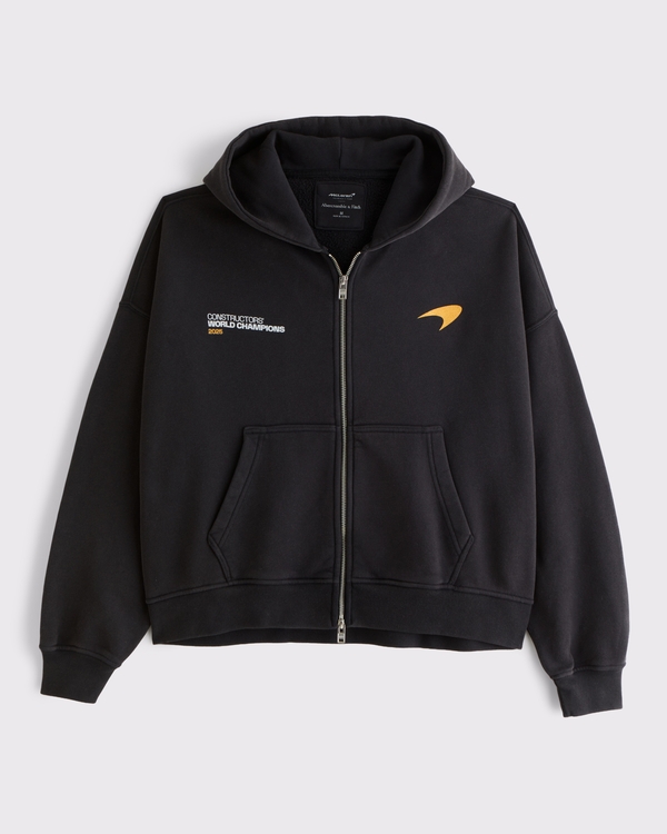 Men's McLaren Graphic Full-Zip Hoodie | Men's Tops | Abercrombie.com