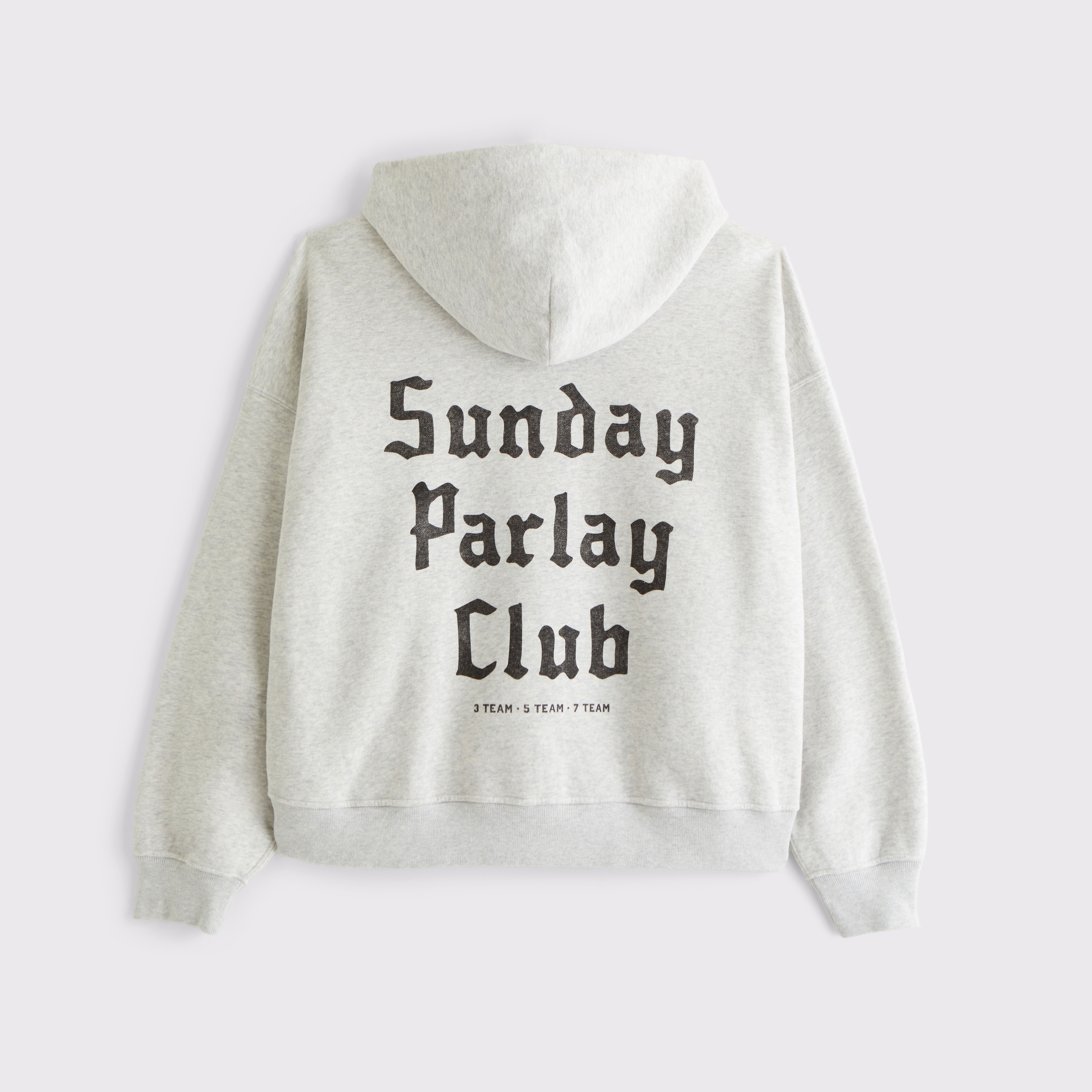 Abercrombie & Fitch Gambling Full-zip Hoodie In Gray