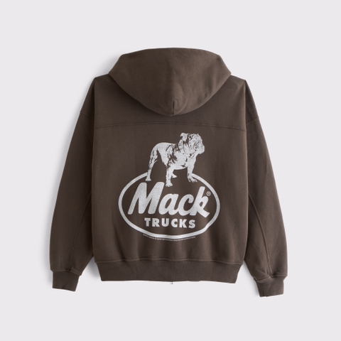 Мужские худи Abercrombie & Fitch Mack Trucks Graphic Full-Zip