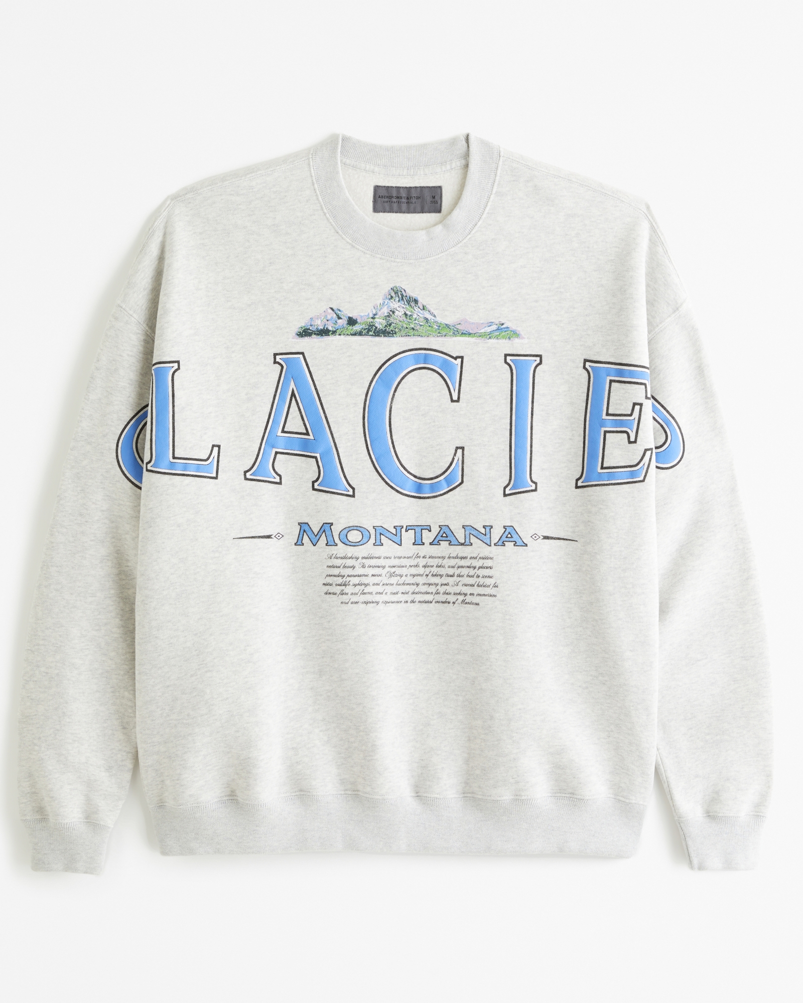 Glacier Graphic Crew Sweatshirt