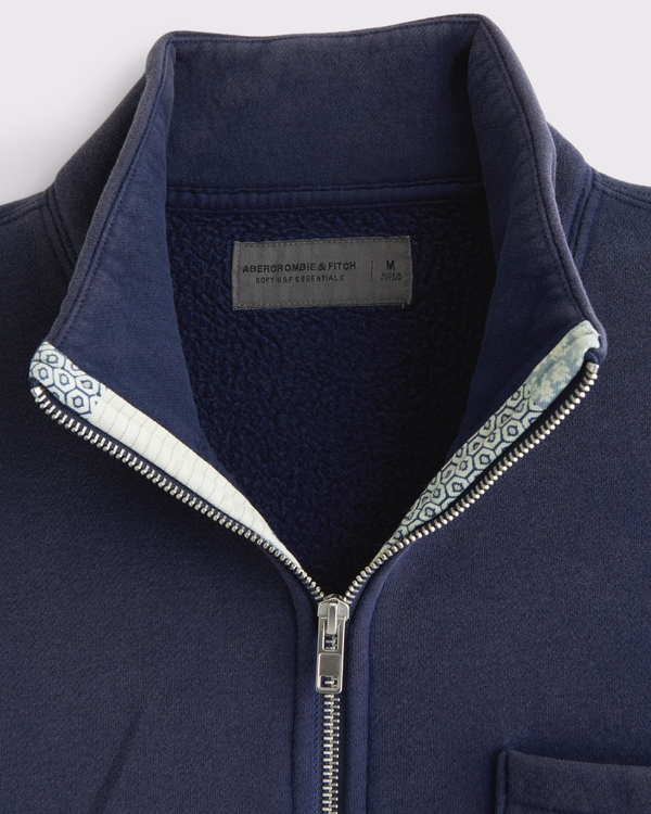 Men's Essential Half-Zip Sweatshirt | Men's Tops | Abercrombie.com