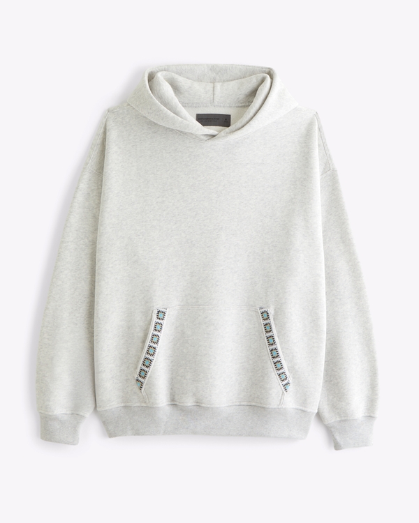 Essential Popover Embroidered Hoodie