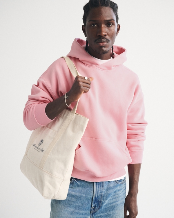 Essential Popover Hoodie, Light Pink view 1