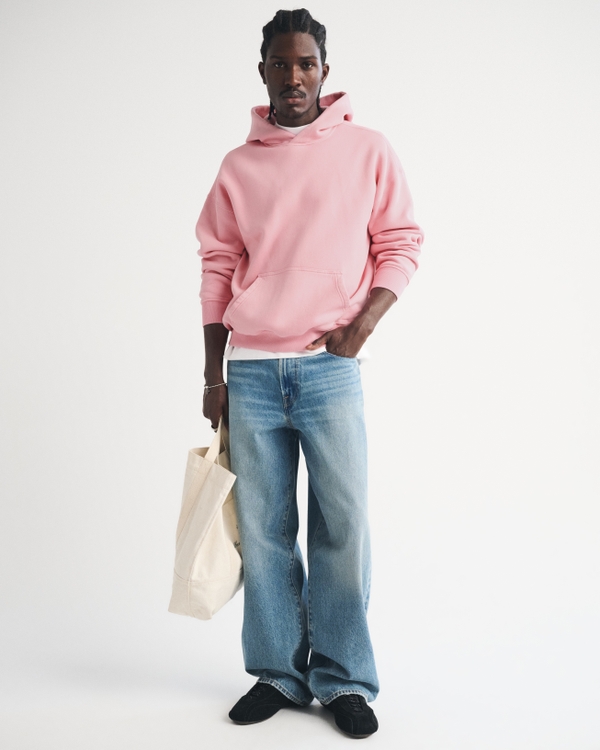 Essential Popover Hoodie, Light Pink view 2