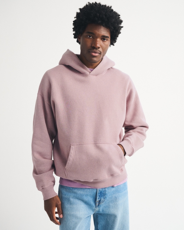 Essential Popover Hoodie, Dusty Pink view 2