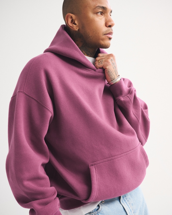 Essential Popover Hoodie, Purple view 1