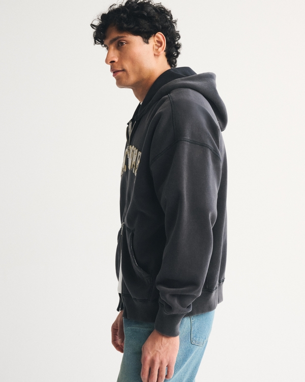 Men's Logo Full-Zip Hoodie | Men's Summer Sale Up To 50% Off