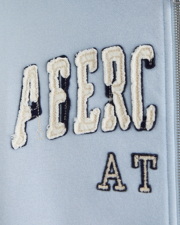 メンズ ロゴ フルジップフーディー | メンズ トップス | Abercrombie.com
