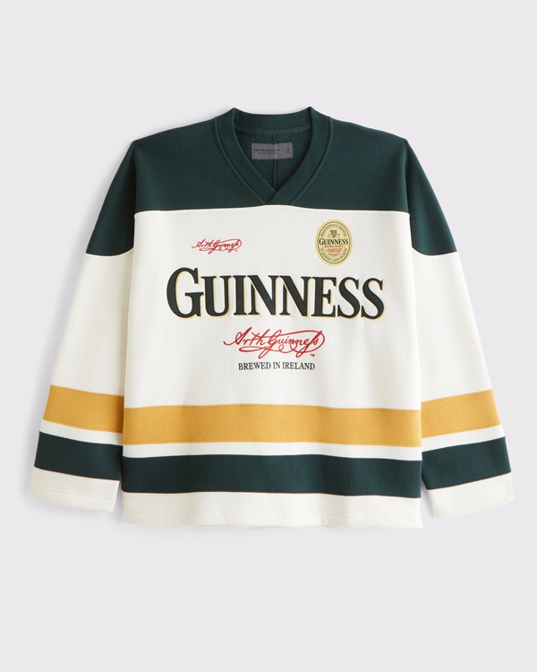 Guinness Hockey Sweatshirt, Cream view 1