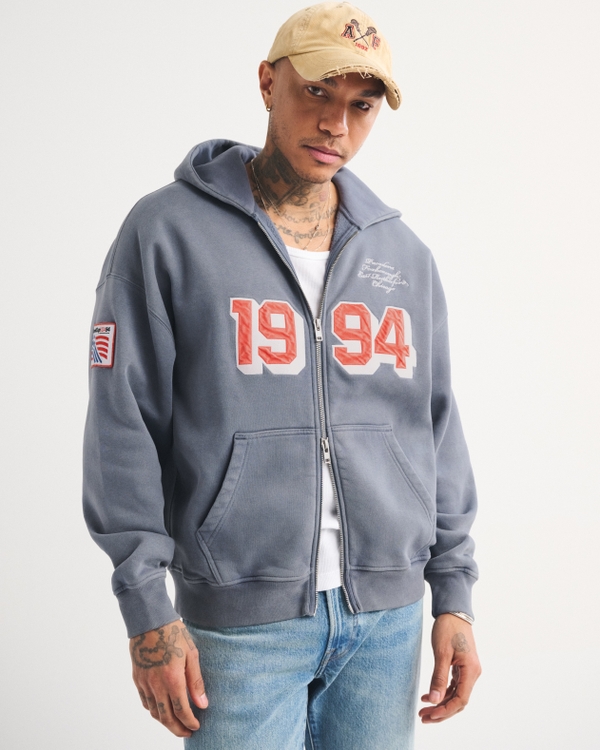 FIFA World Cup Full-Zip Hoodie, Sable Gray view 1