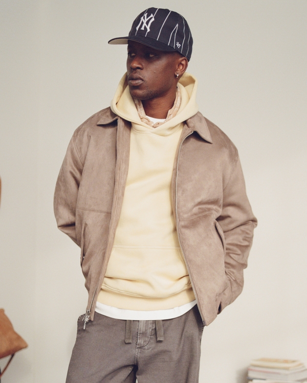Essential Popover Hoodie, Straw view 1