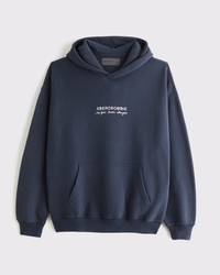 Micro-Logo Popover Hoodie
