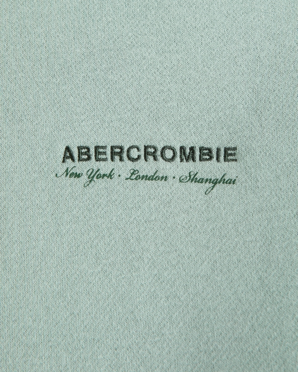 Micro-Logo Popover Hoodie