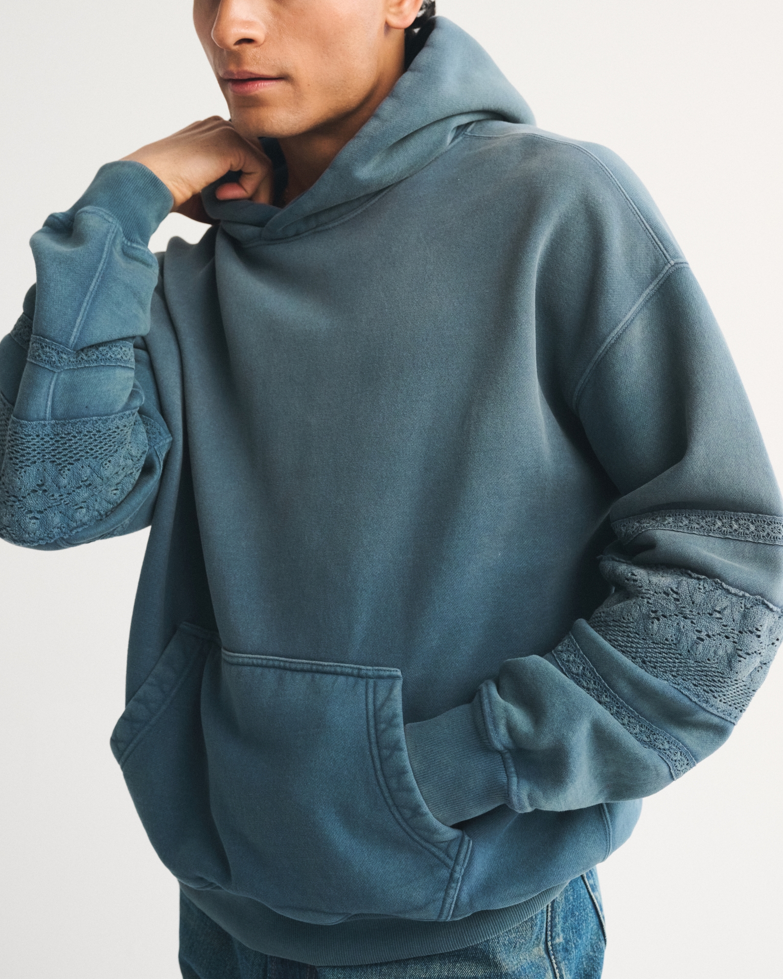 Essential Popover Camo Hoodie