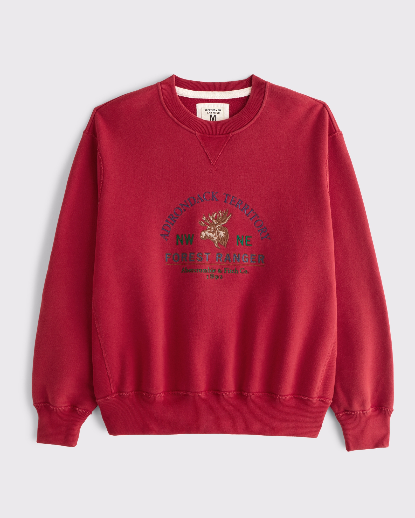 Men's Graphic Logo Crew Sweatshirt | Men's Clearance | Abercrombie.com