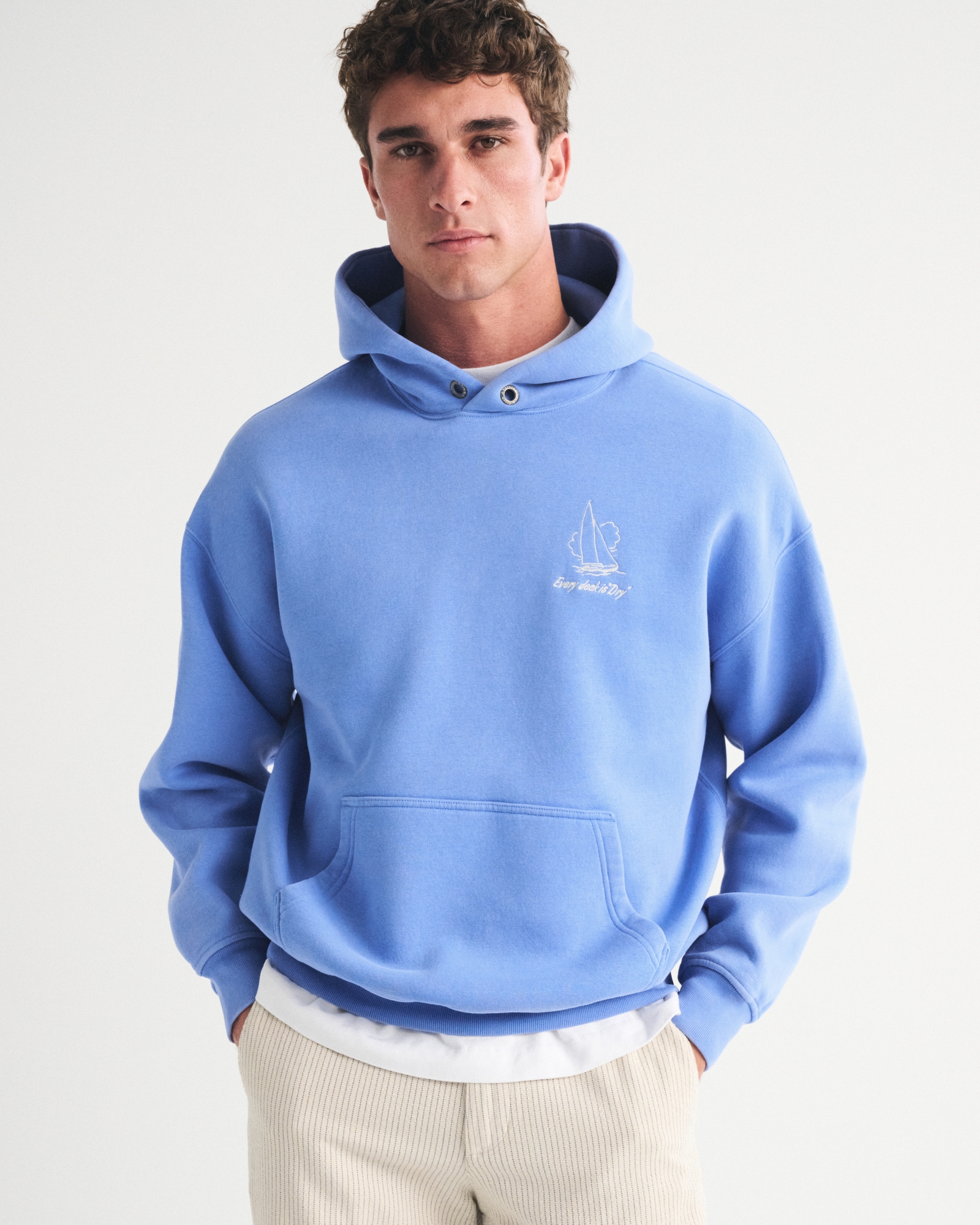 Abercrombie & Fitch Oracle Red Bull Racing Graphic Popover Hoodie