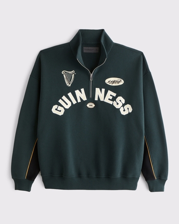 Men's Guinness Half-Zip Sweatshirt | Men's New Arrivals | Abercrombie.com