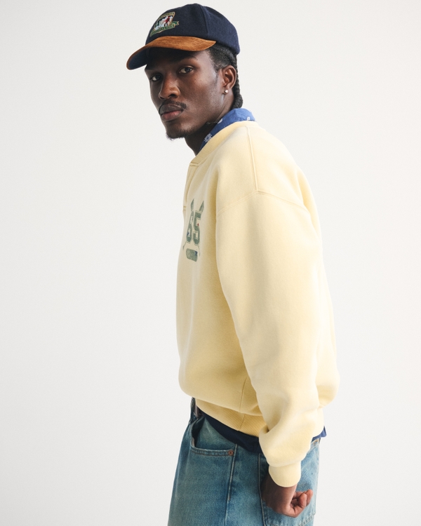 Henley Graphic Sweatshirt