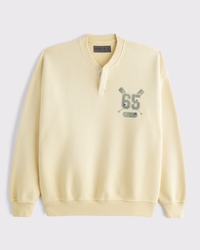 Henley Graphic Sweatshirt