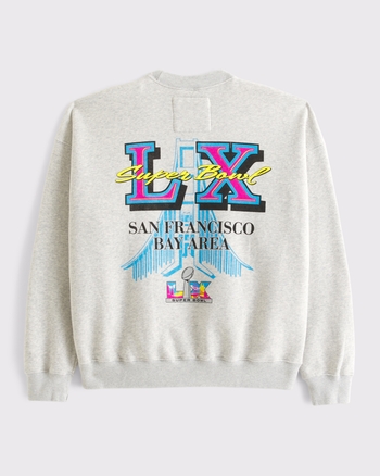 Super Bowl Graphic Crew Sweatshirt