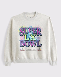 Super Bowl Graphic Crew Sweatshirt