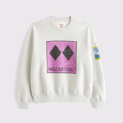 Мужские худи Abercrombie & Fitch Saint Moritz Graphic Crew Sweatshirt