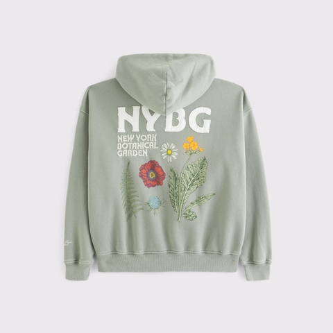Мужские худи Abercrombie & Fitch NY Botanical Gardens Full-Zip