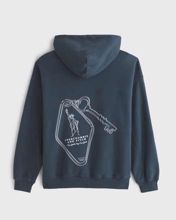 Graphic Logo Popover Hoodie from Abercrombie & Fitch - $59.99